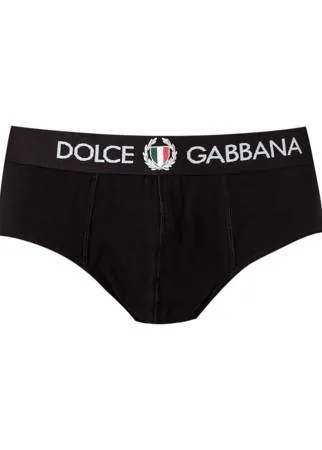 Dolce & Gabbana logo embroidered briefs