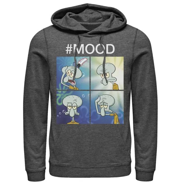 Мужская толстовка с капюшоном «Губка Боб Квадратные Штаны» «Squidward Mood» Nickelodeon