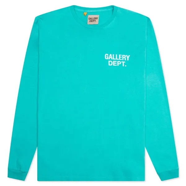 Лонгслив Gallery Dept., бирюзовый