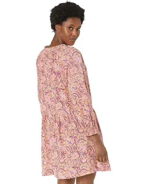 Платье Lilla P Button-Down Dress, цвет Amethyst Print
