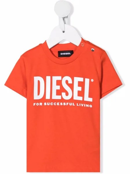 Diesel Kids футболка TJustLogoB с логотипом