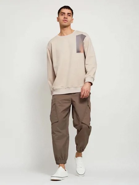 Брюки карго мужские ASHE cargo light grey, Серый