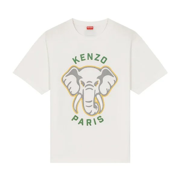 Футболка Kenzo Oversize T-Shirt Off White, белый