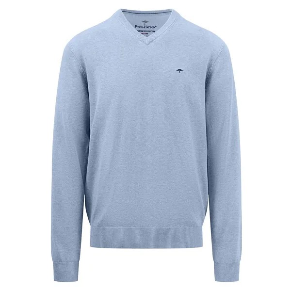 Свитер Fynch Hatton 1413211 V Neck, синий