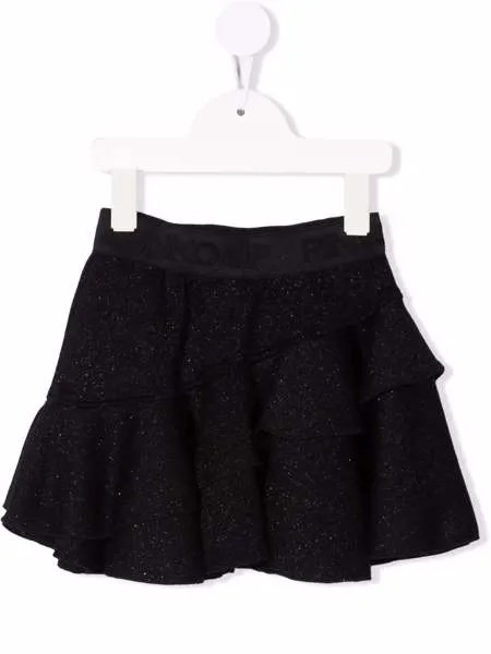 Pinko Kids юбка мини с оборками