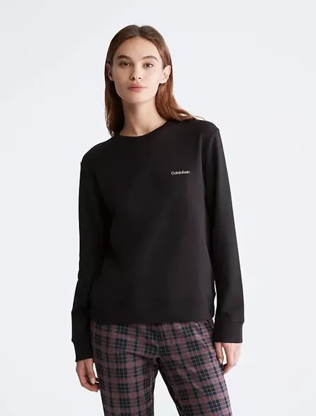 Свитшот Calvin Klein Modern Cotton Holiday Lounge, черный