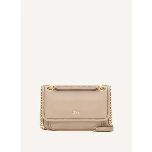 Сумка  кросс-боди DKNY 105871, фактура гладкая, бежевый