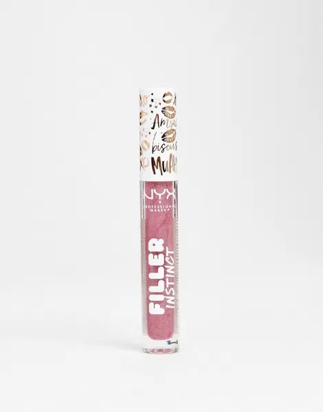 Блеск для губ NYX Professional Makeup Filler Instinct - Major Mouthage-Коричневый