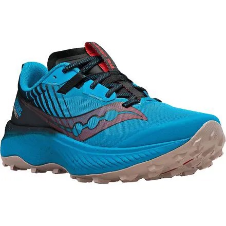 Кроссовки для трейлраннинга Endorphin Edge мужские Saucony, цвет Ocean/Black