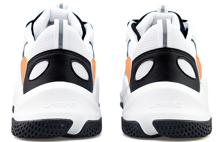 Кроссовки LINING Wing Wind Lifestyle Shoes Women's Low-top Black/White/Orange, белый