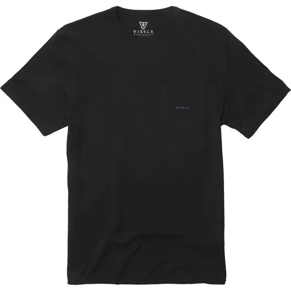 Винтажная футболка vissla с карманами из органического материала Vissla, черный