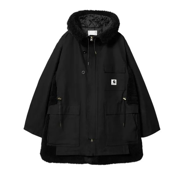 Парка Carhartt WIP x Sacai Canvas Parka Siberian, черный