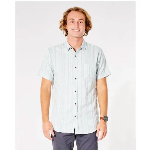 Рубашка Rip Curl LENNON S/S SHIRT, Пол Мужской, цвет 4656 VINTAGE BLUE, размер M