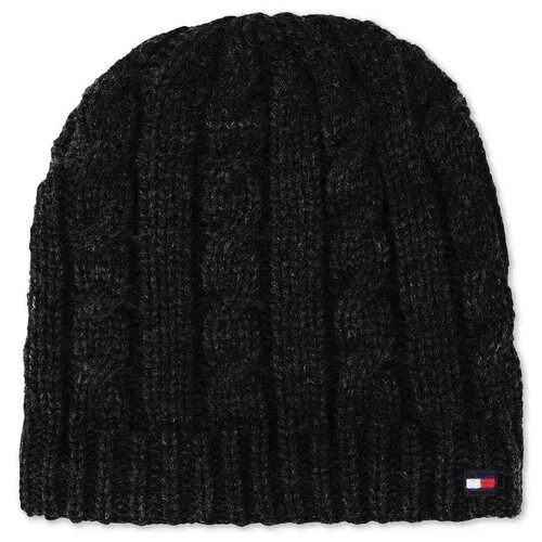 Шапка бини мужская Tommy Hilfiger s14233 серая