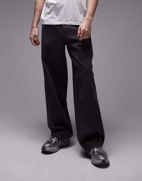 Topman – темно-серые свободные джинсы