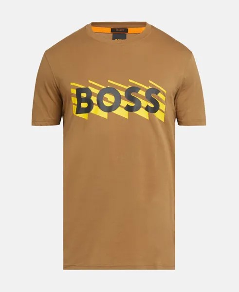 Футболка Boss Orange, бежевый