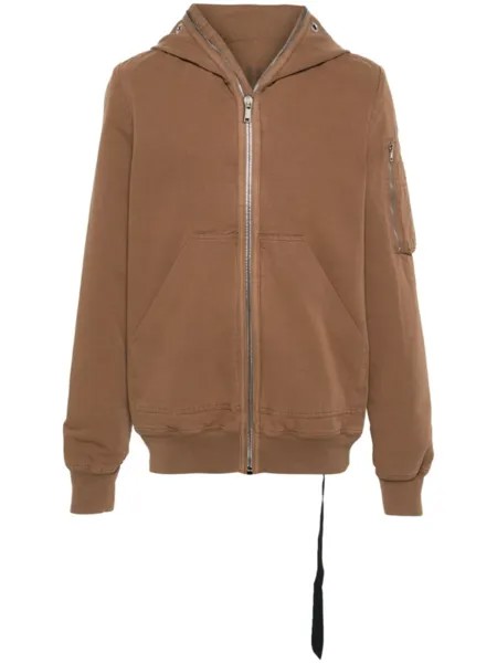 Картинная куртка с капюшоном Rick Owens DRKSHDW, коричневый