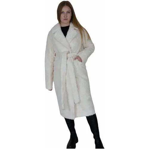 Пальто, размер 52, белый