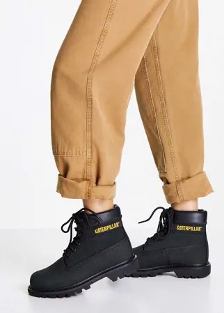 Черные кожаные ботинки Cat Footwear Colorado-Черный цвет