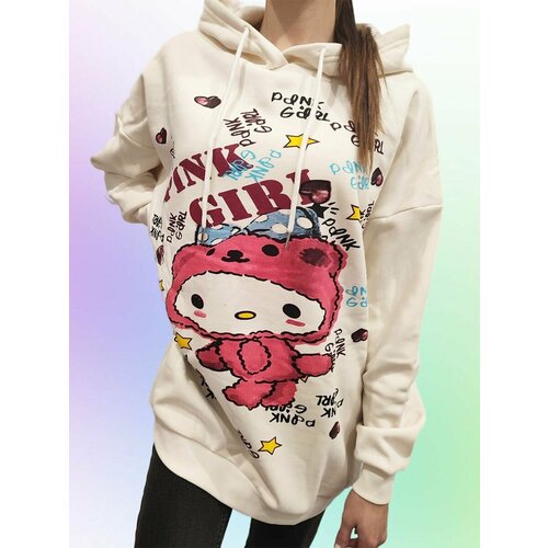 Худи GameМерч Хеллоу Китти Hello Kitty, размер S, белый
