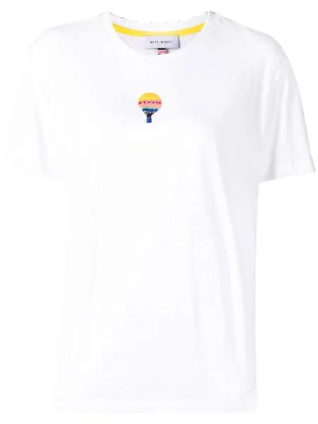 Mira Mikati футболка с вышивкой, белый