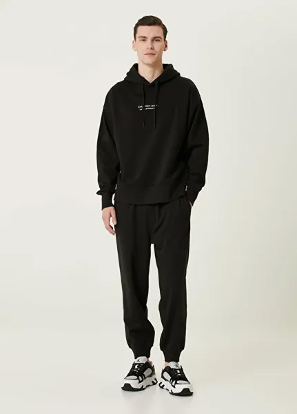 Спортивные брюки-джоггеры с логотипом Calvin Klein, черный