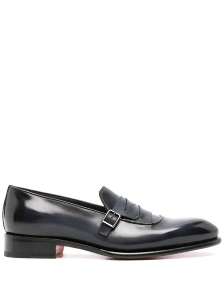 Santoni туфли монки, синий