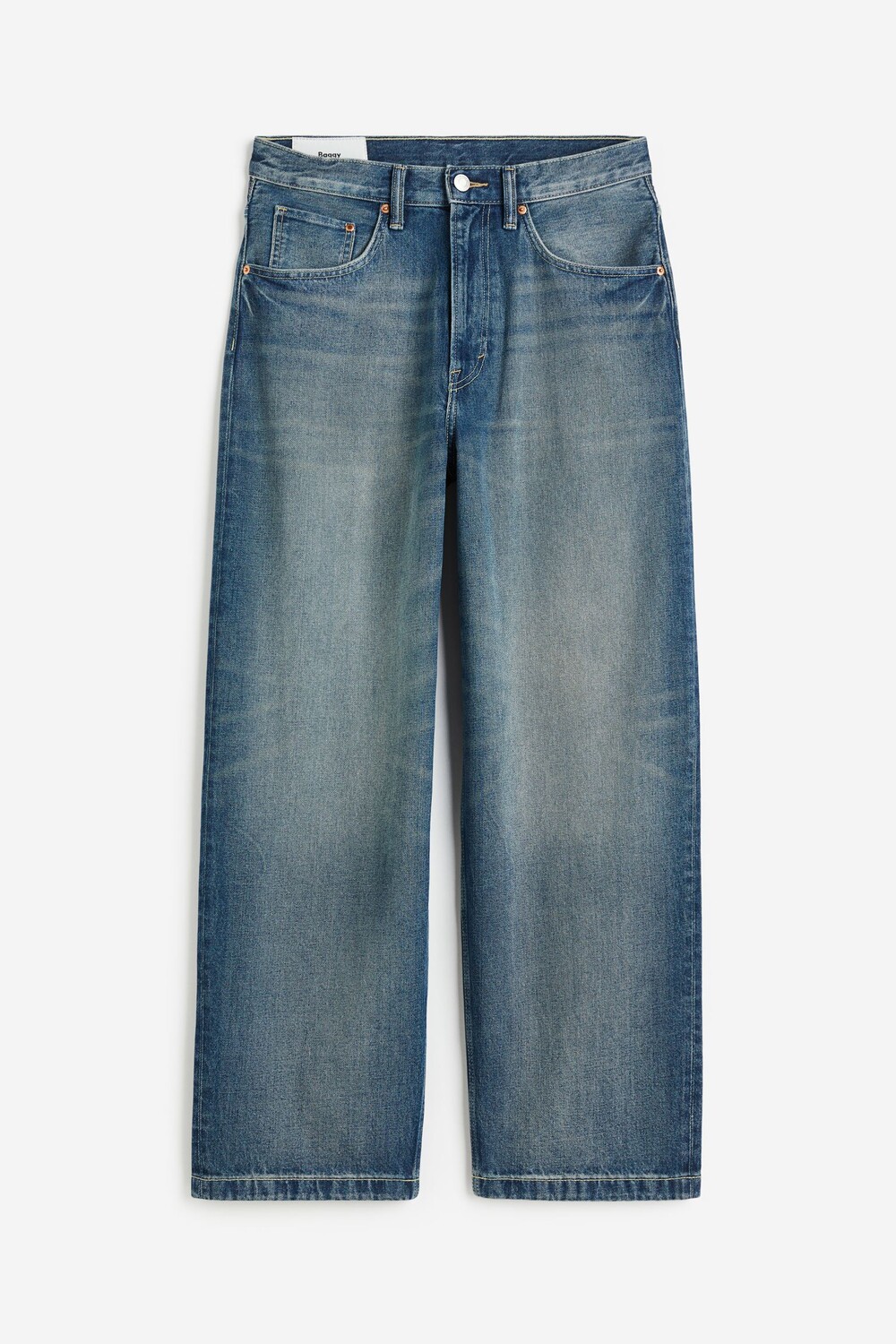 Джинсы H&M Baggy, темно-синий
