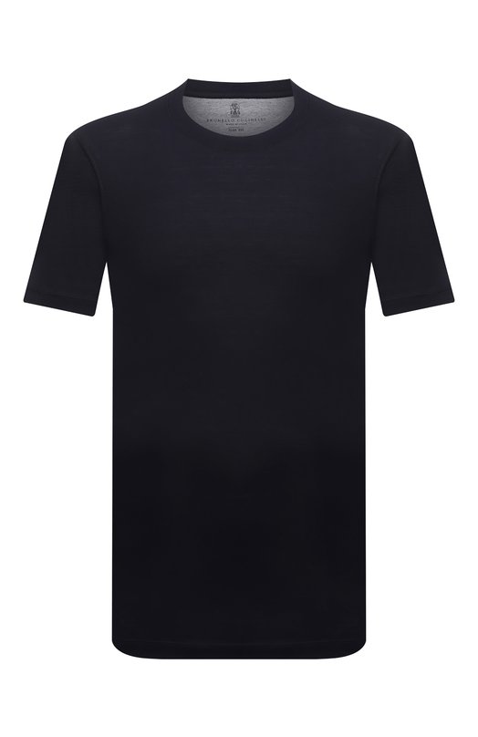 Футболка из шелка и хлопка Brunello Cucinelli