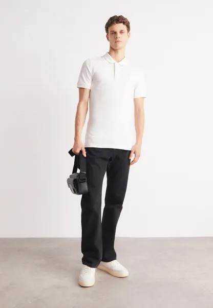 Рубашка-поло Badge Slim Calvin Klein, кремовый