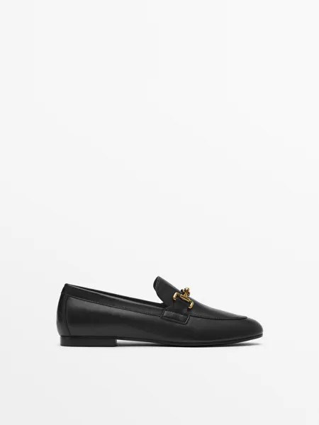 Слиперы женские Massimo Dutti 115000508 черные 40 EU (доставка из-за рубежа)
