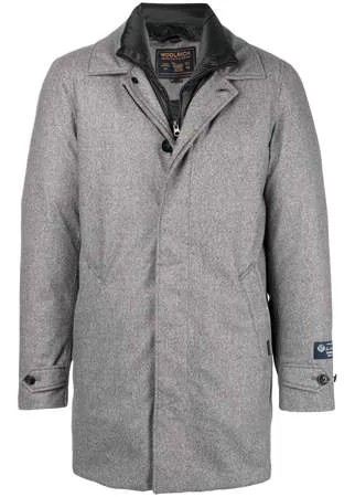 Woolrich однобортное пальто с утепленной подкладкой