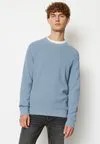 Свитер CREW NECK MINI STRUCTURE GARMENT DYE Marc O'Polo Denim, светло-синий
