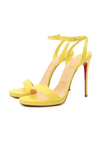 Кожаные босоножки Loubi Queen 120 Christian Louboutin