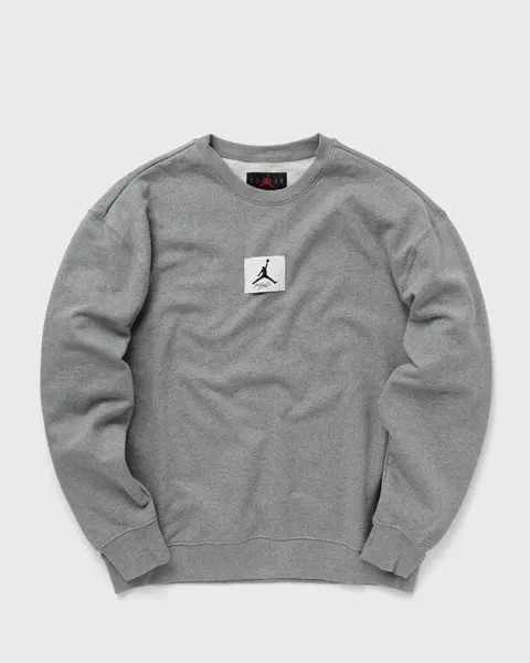 Толстовка Jordan Essentials Fleece Crewneck Sweatshirt, цвет carbon heather