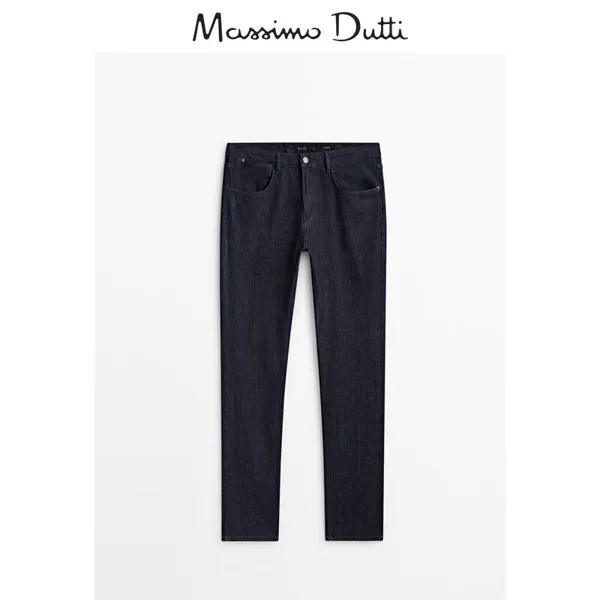 Джинсы мужские Massimo Dutti 2024, синий