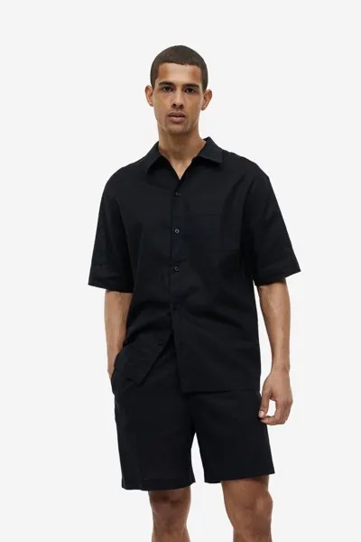 Пижама мужская H&M 1146552001 черная L (доставка из-за рубежа)