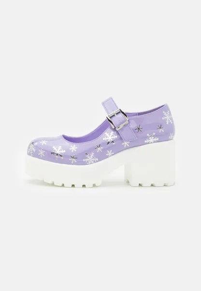 Туфли на платформе Tira Mary Janes Frosty Kisses Edition Koi Footwear, фиолетовый