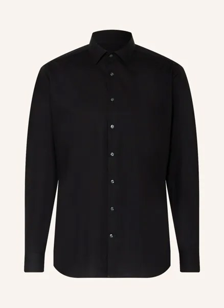Рубашка seidensticker Tailored Fit, черный