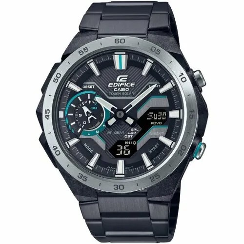 Наручные часы CASIO Edifice ECB-2200DD-1A, черный, бирюзовый