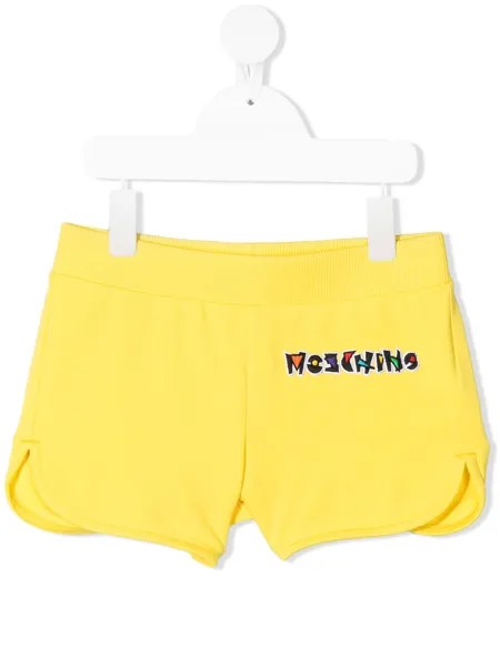 Moschino Kids спортивные шорты с логотипом