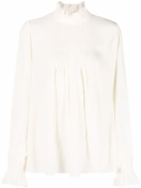 See by Chloé блузка с оборками и складками