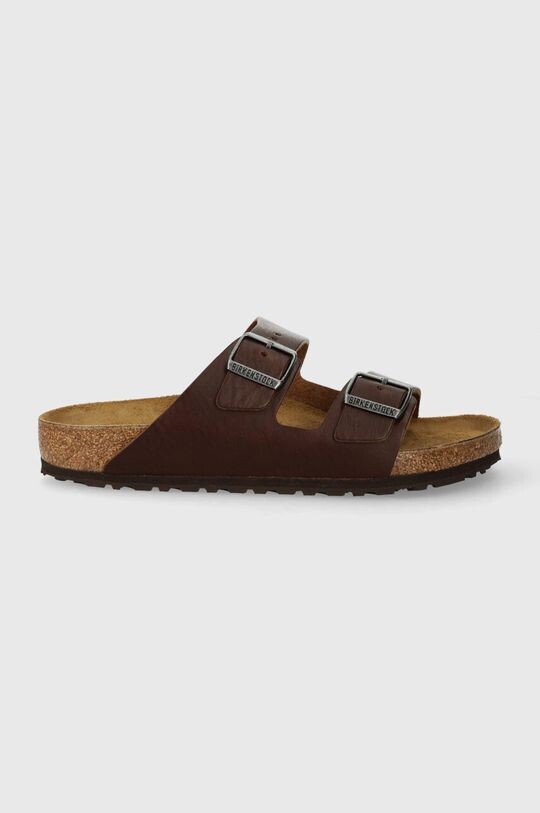 Кожаные шлепанцы Arizona BG Birkenstock, коричневый