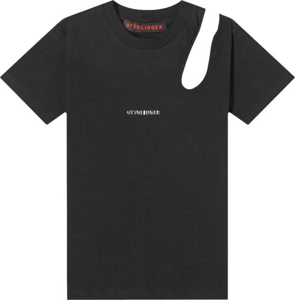 Футболка Ottolinger Cutout  'Black', черный