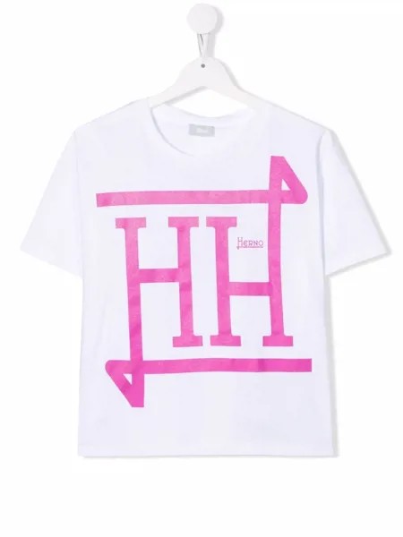 Herno Kids футболка с монограммой