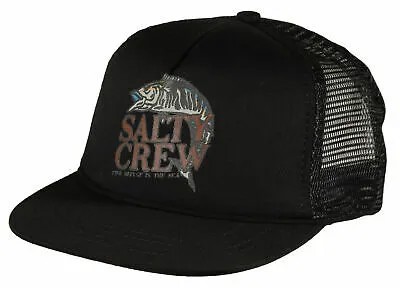 Кепка Salty Crew Boys Oh No Foamy Trucker, черная, новинка