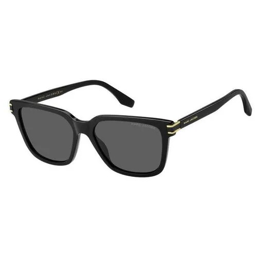 Солнцезащитные очки MARC JACOBS, оправа: пластик, для мужчин, черный