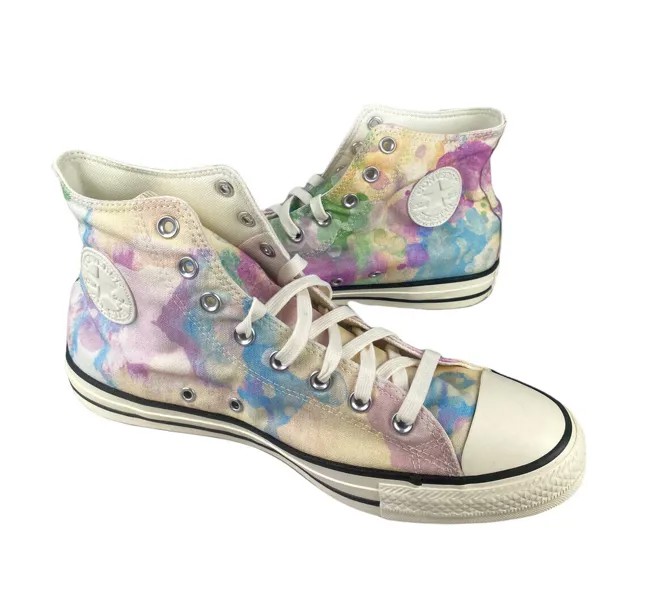 НОВЫЕ мужские кроссовки Converse Chuck Taylor All Star Hi Twisted Tie Dye, размер 10