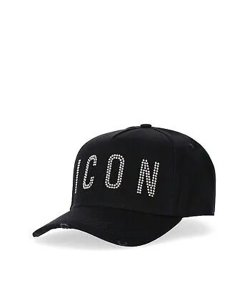 Dsquared2 Icon Вечерняя Черная Бейсболка Мужчина