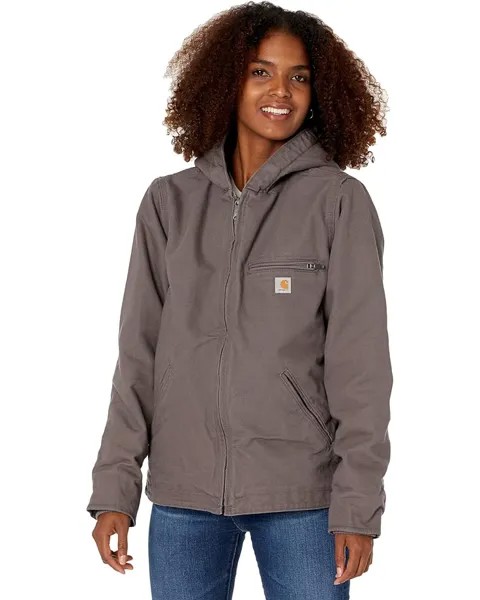 Куртка Carhartt OJ141 Sherpa Lined Hooded, цвет Taupe Gray